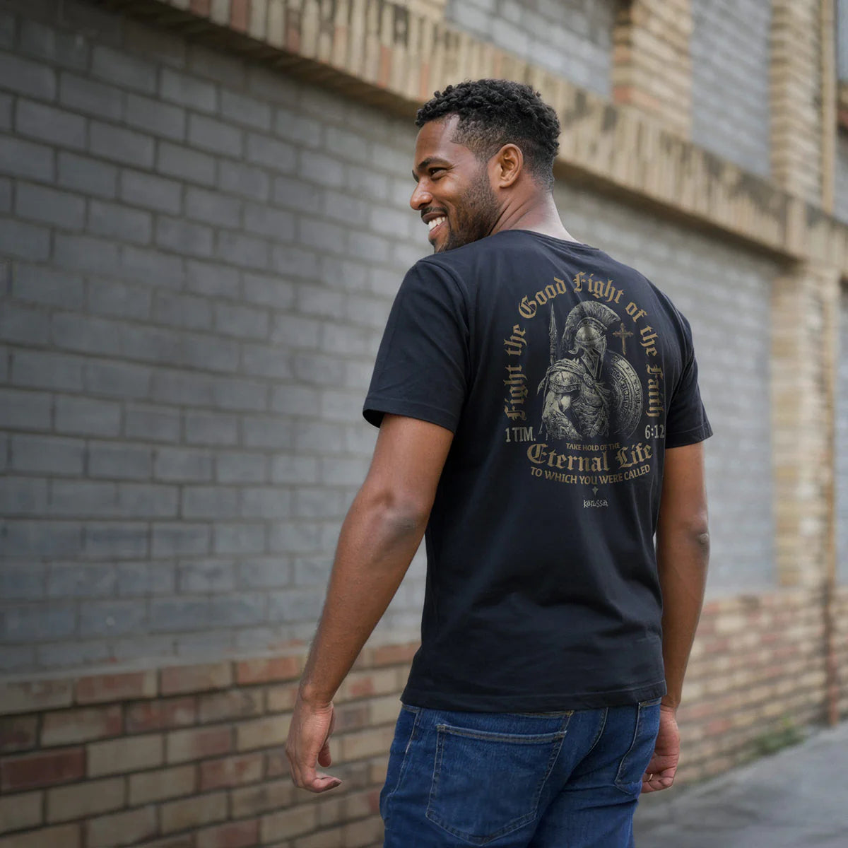 Kerusso Christian T-Shirt Fight The Good Fight