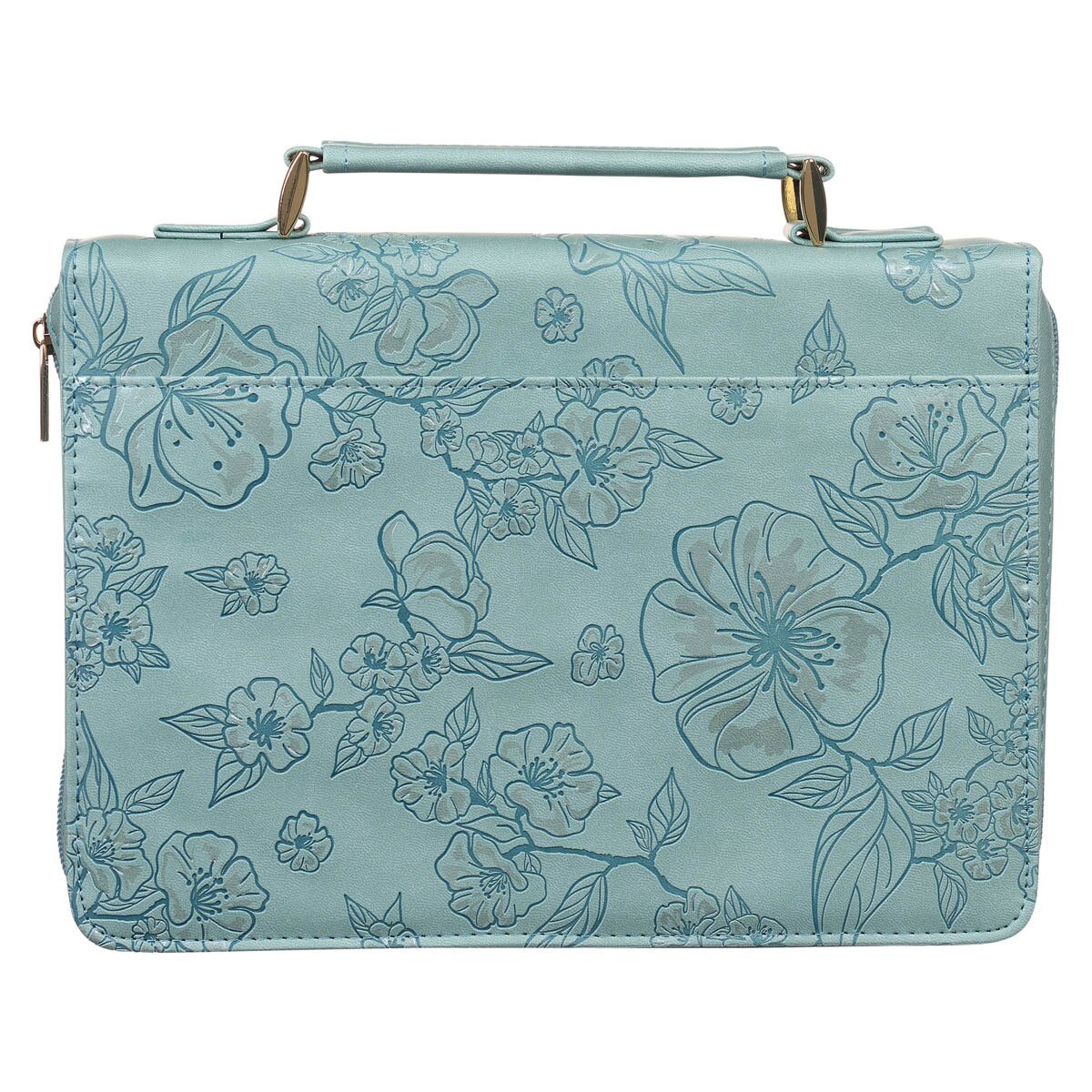 Plans to Prosper You Teal Faux Leather Fashion Bible Cover – Jeremiah 29:11, Large