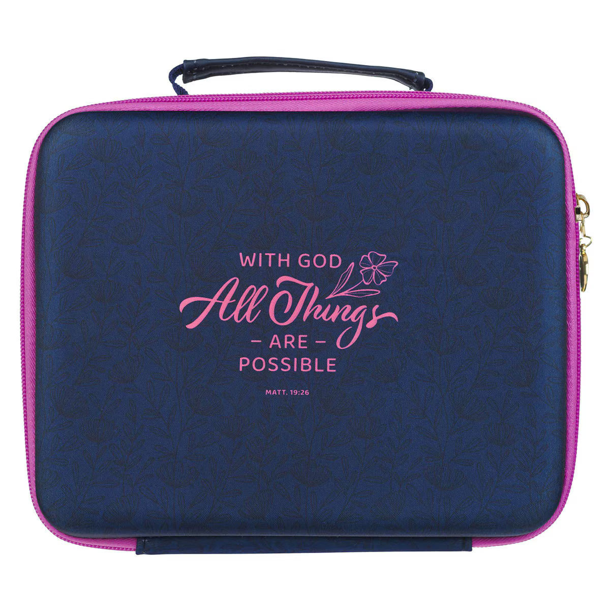 Bible Organizer Hardcover With God All Things Matt 19:26