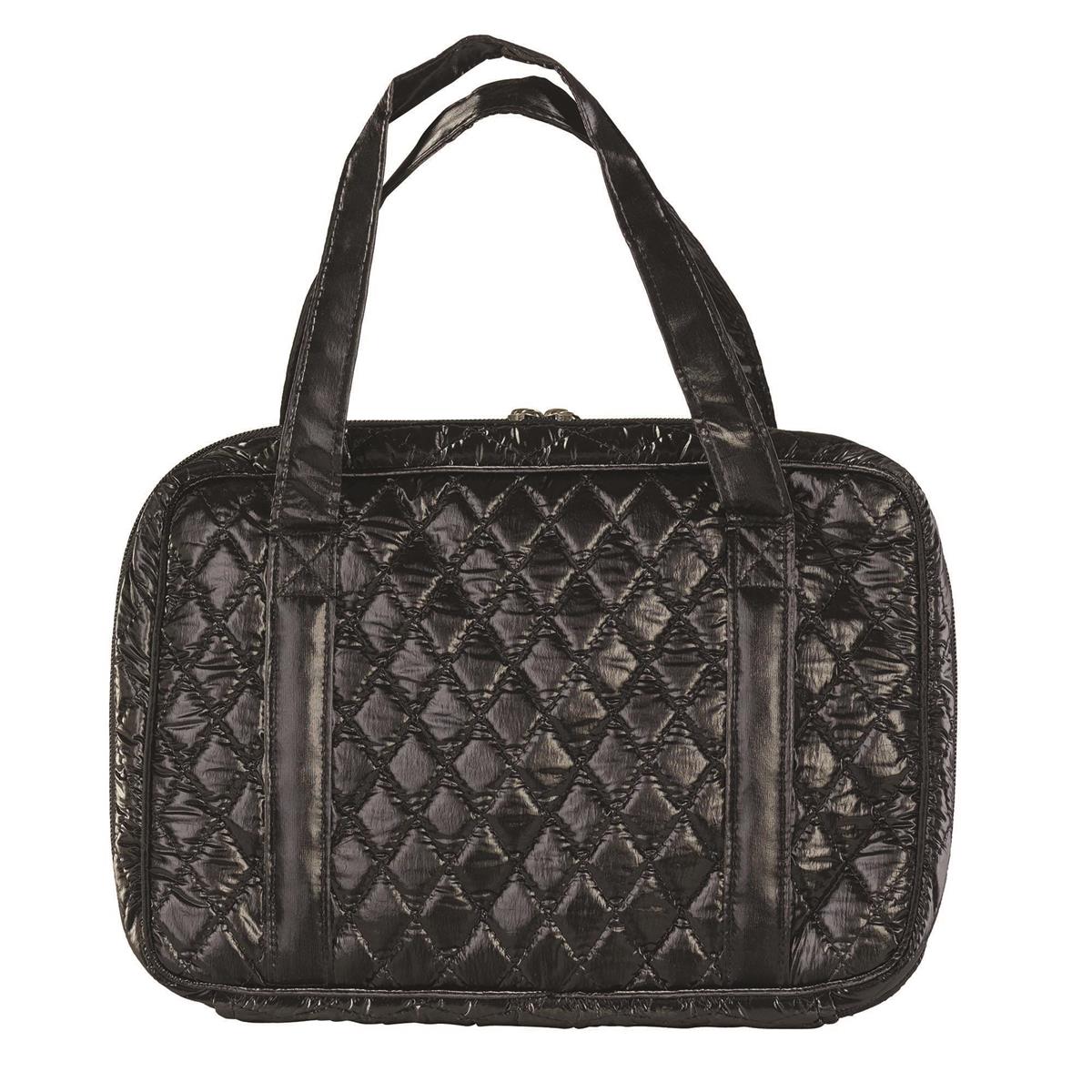 Bible Cover Black Quilted Polyster Large