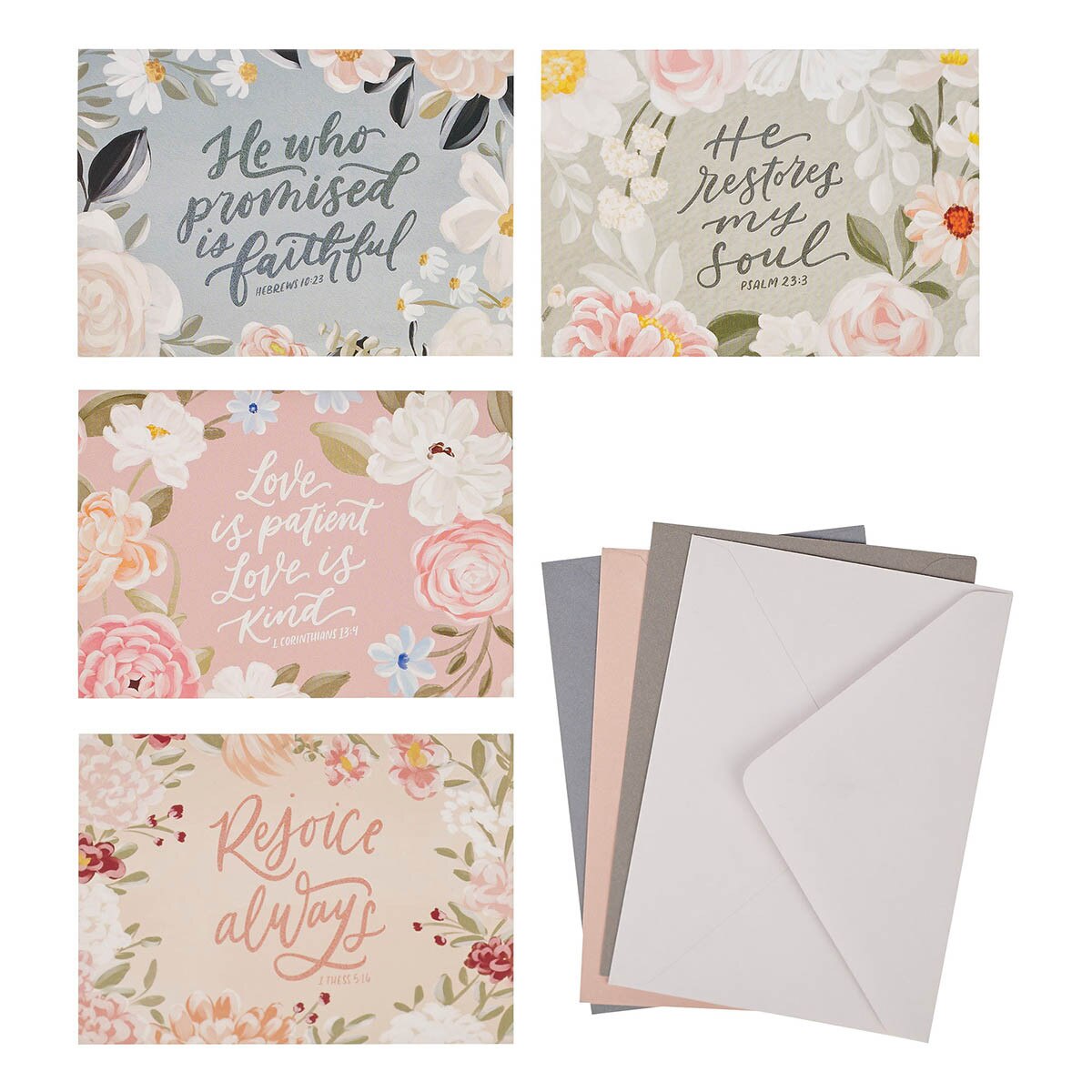 Floral Scripture Notecard Set