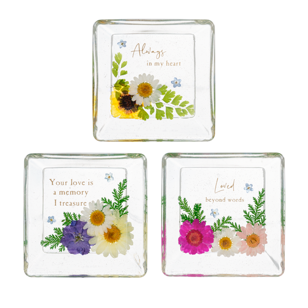 Real Flower Trinket Dishes