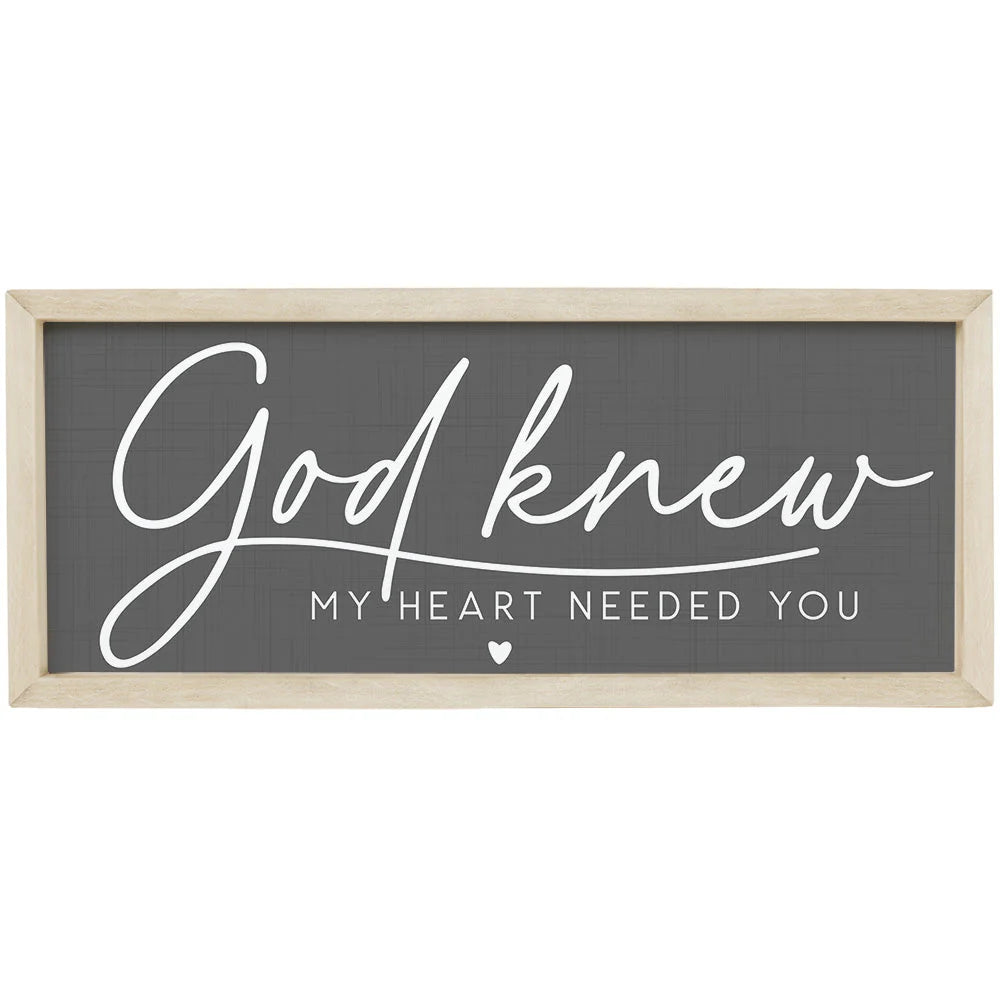Wall Art-God Knew