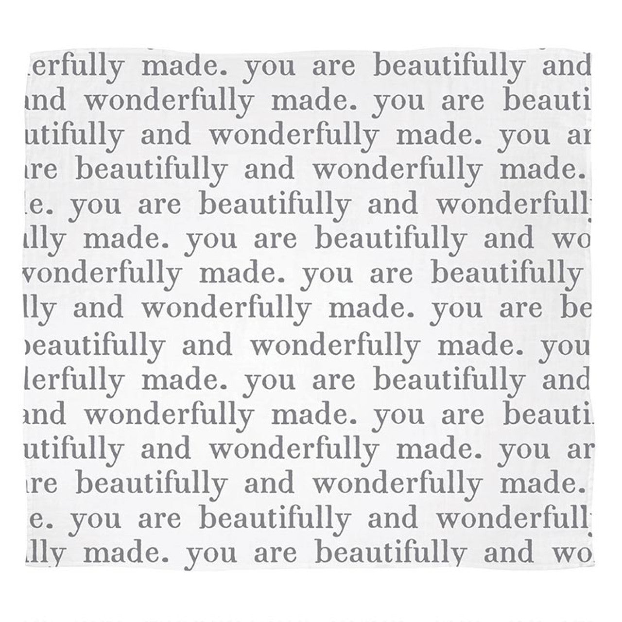 Face To Face Swaddle Blanket - Wonderfully Made