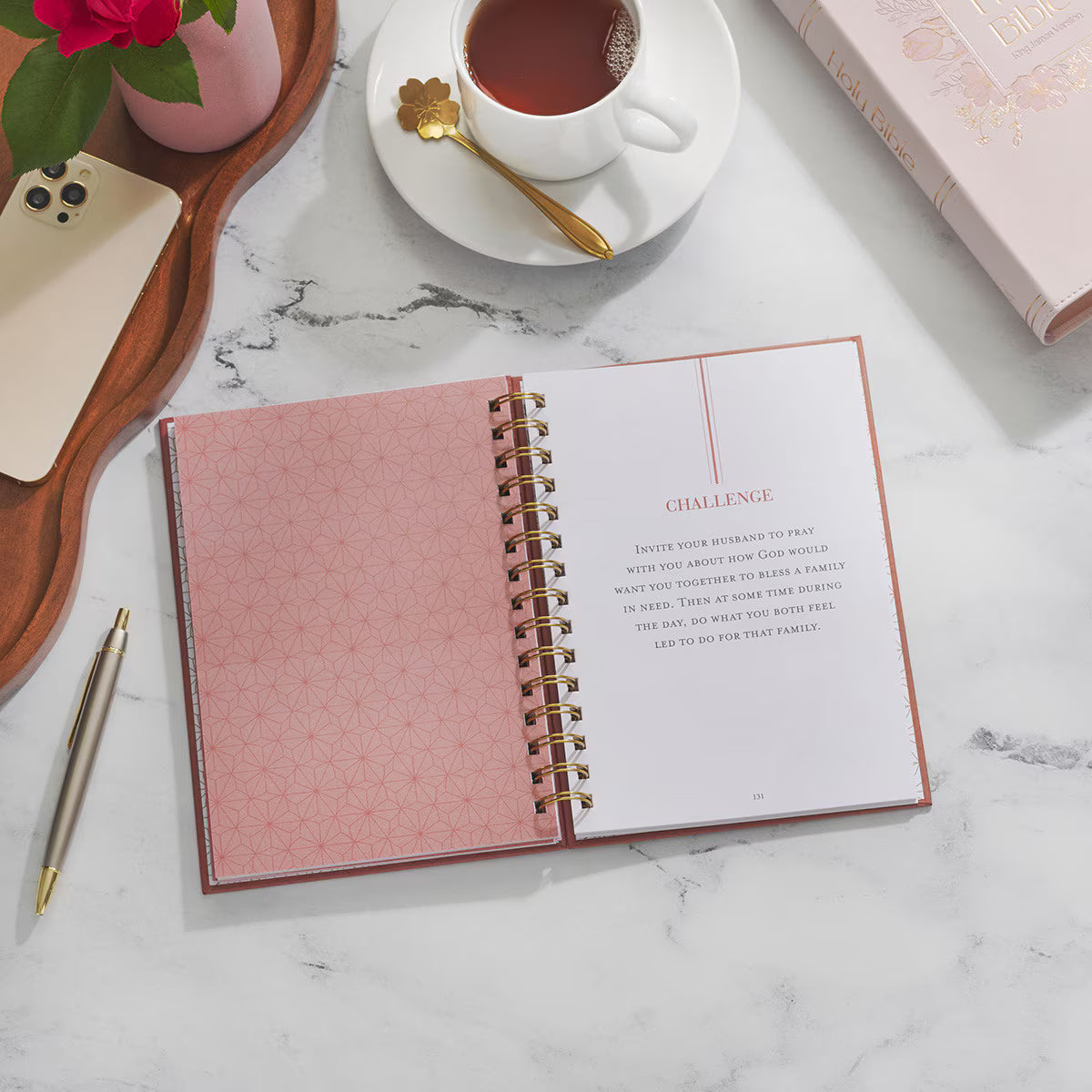 31 Prayers for My Husband Spiral Hardcover Prayer Journal for Wives