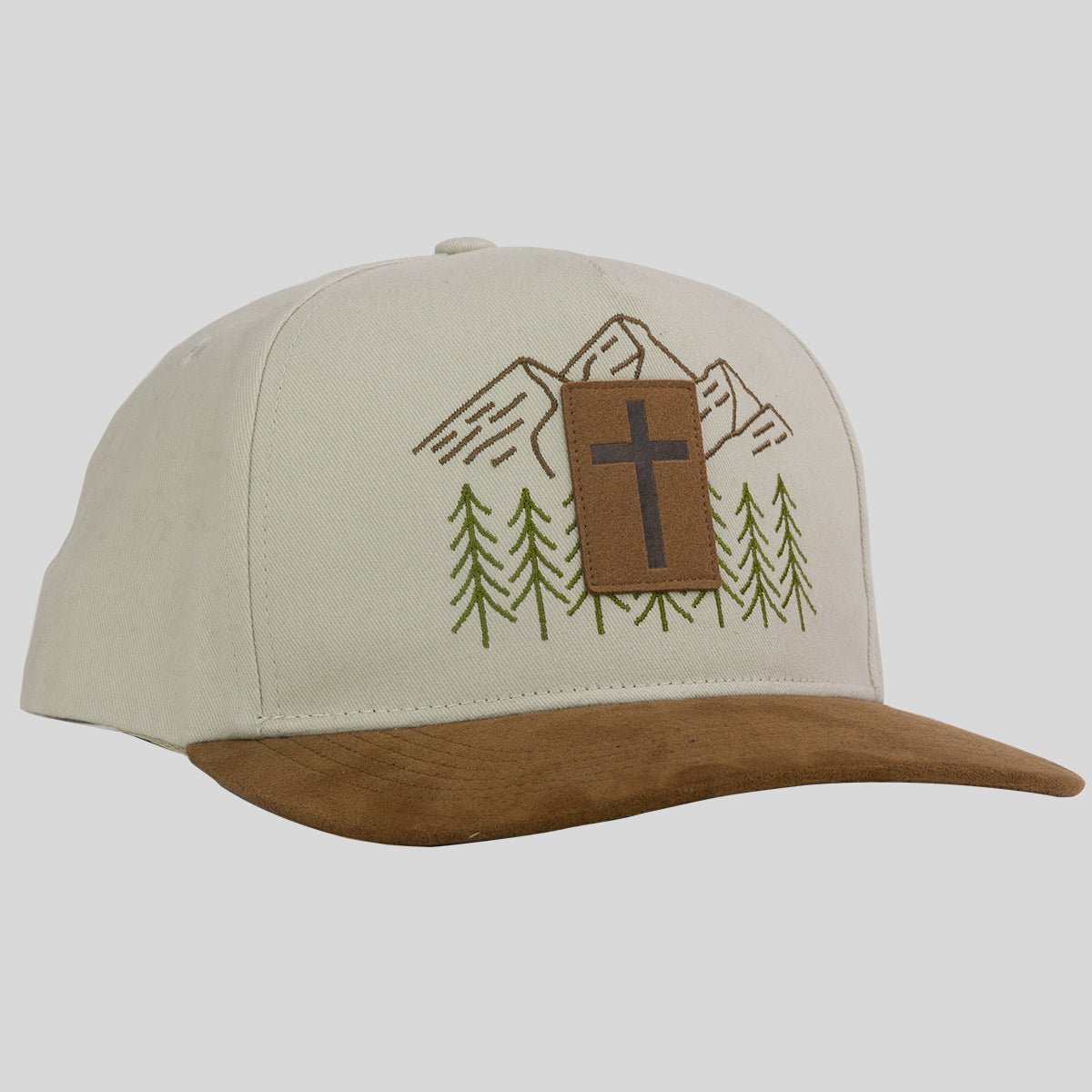 Kerusso Cap - Faux Suede Cross Patch