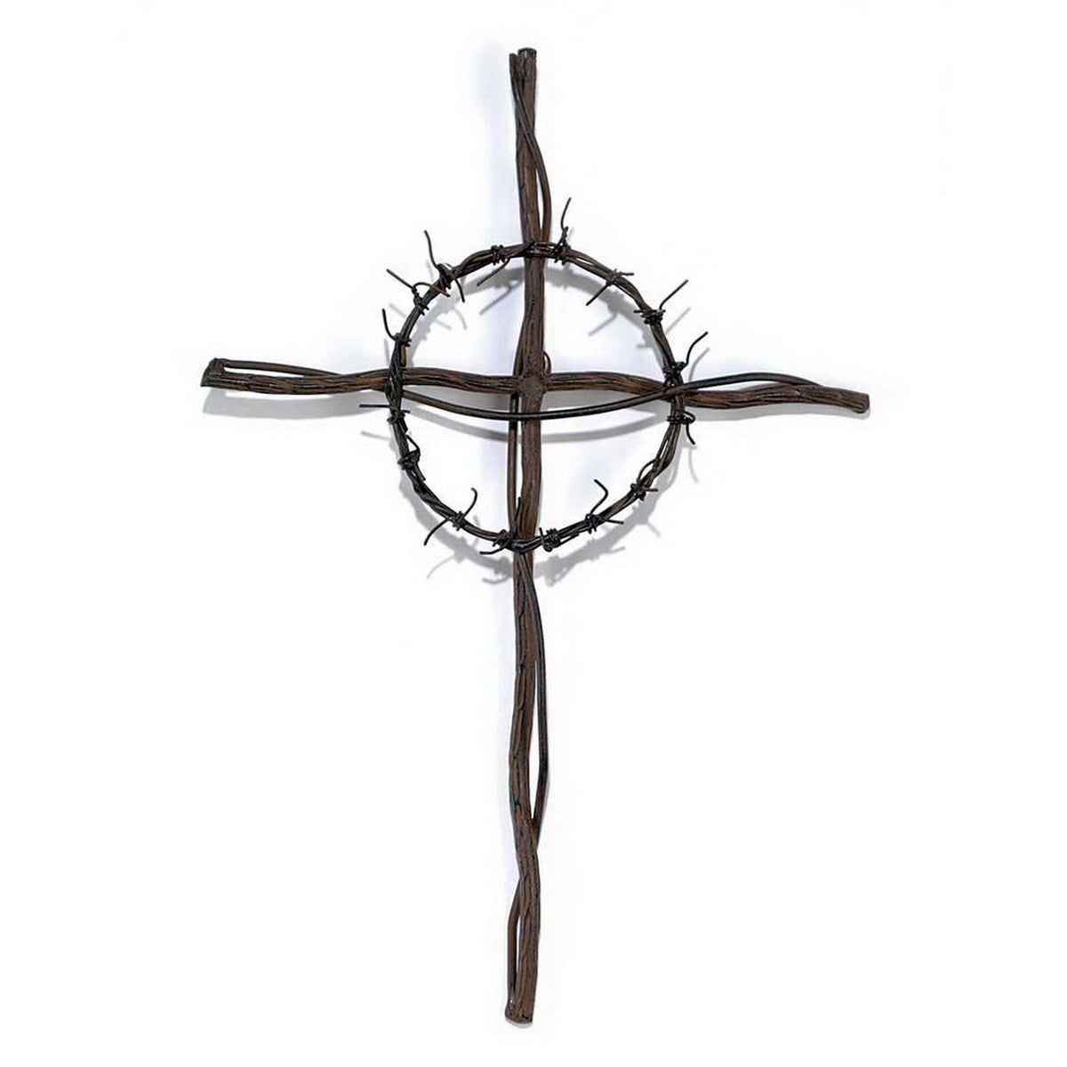 Crown of Thorns Metal Wall Cross