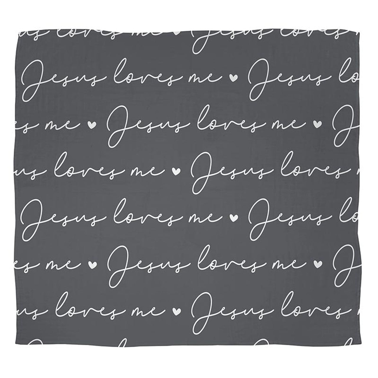 Muslin Cotton Swaddle Blanket - Jesus Loves Me