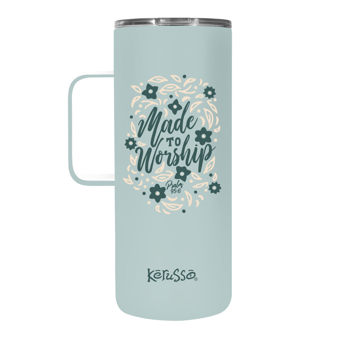 22 oz Stainless Steel Mug With Handle Made To Worship