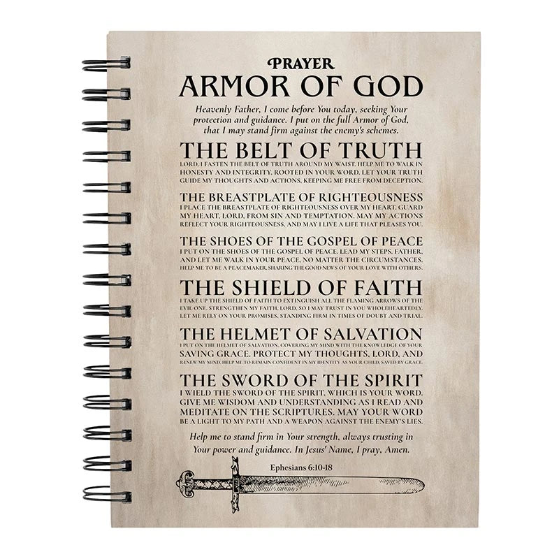 Armor of God Spiral Notebook