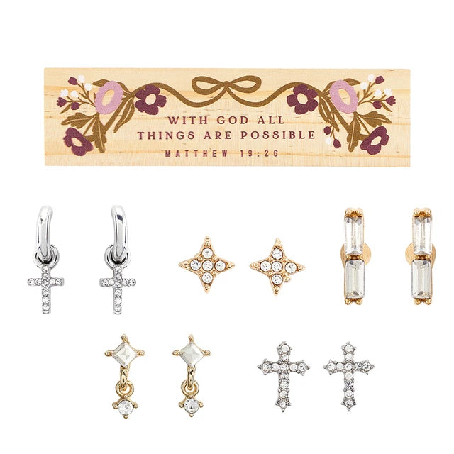 Boxed Earring Set - Inspirational