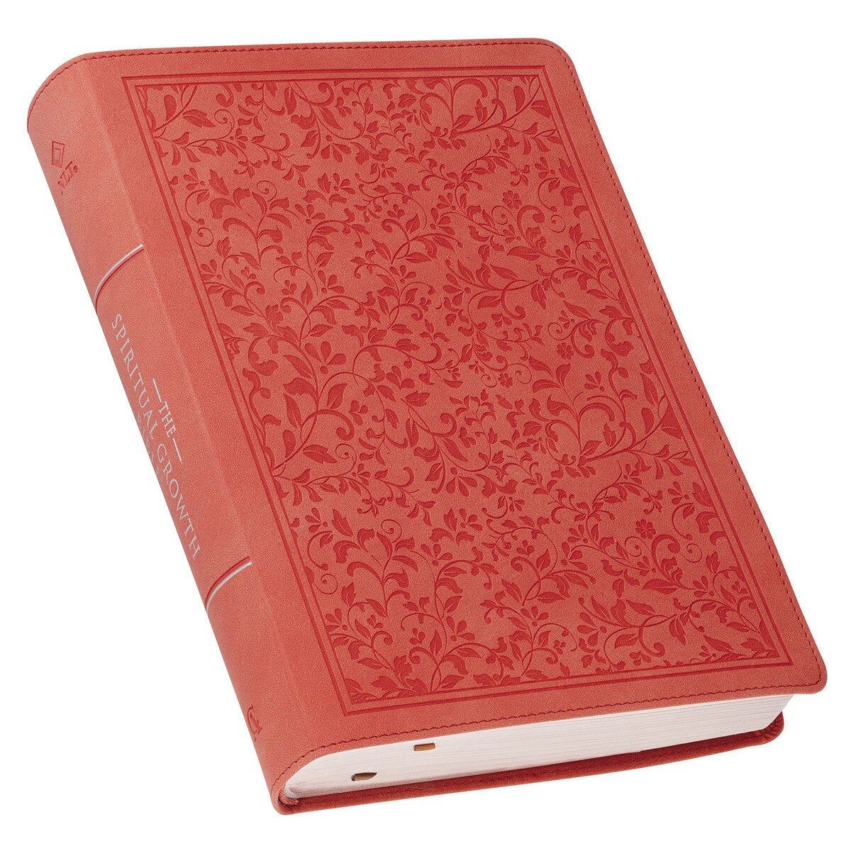 Spiritual Growth Bible, Coral Vine, Faux Leather