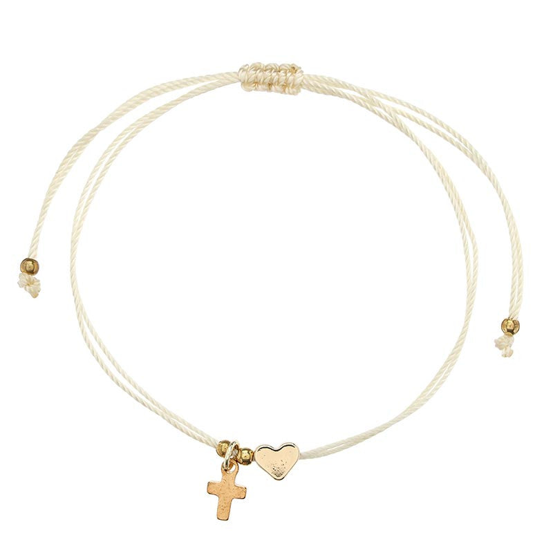 Heart Thread Bracelet