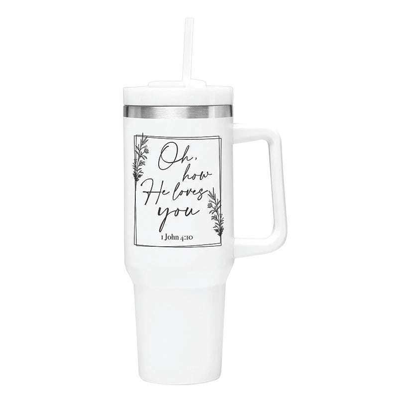 32 oz Tumbler - Oh How He Loves