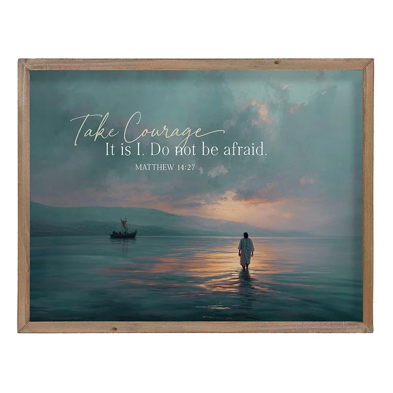 Take Courage Framed Art, 12" W x 16" H