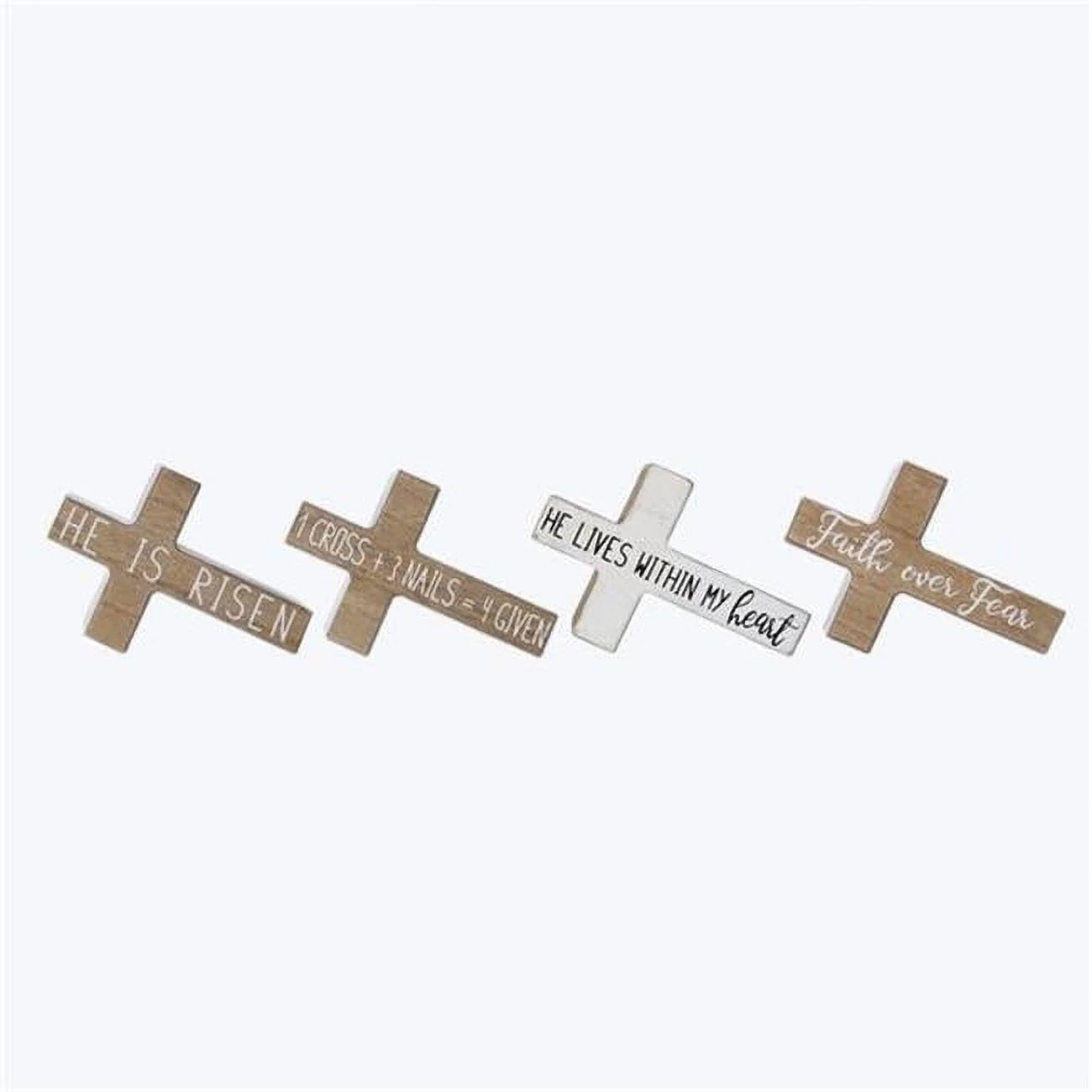 Wood Easter Tabletop Cross