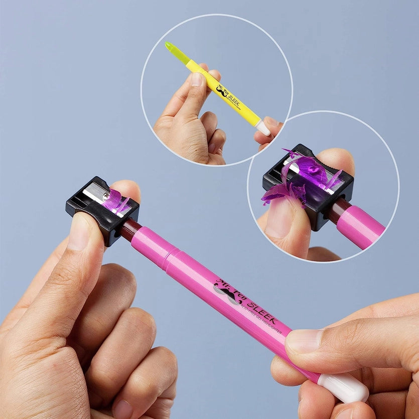 Mr. Pen No Bleed Gel Highlighter - Sharpenable Tip, 8 Pack