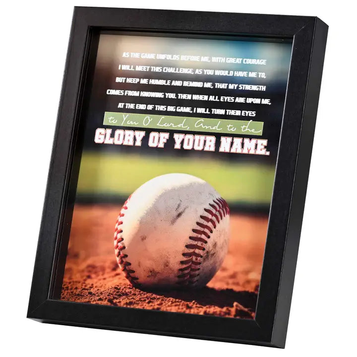 Framed Art Baseball As The Game