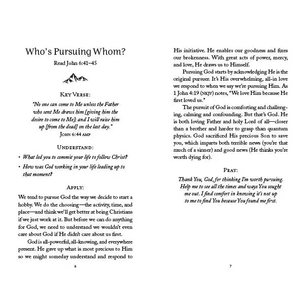 The 5-Minute Bible Study For Men: Pursuing God
