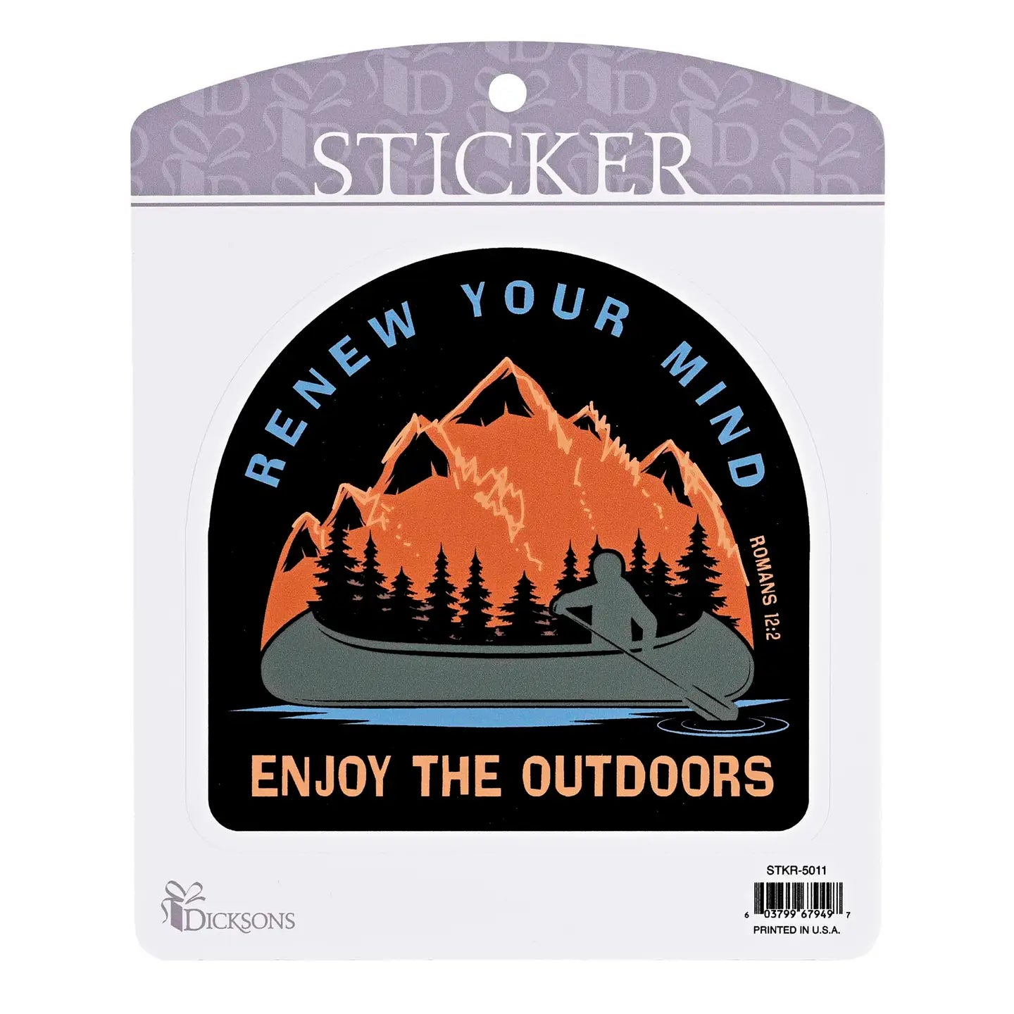 Canoe Renew Your Mind Sticker