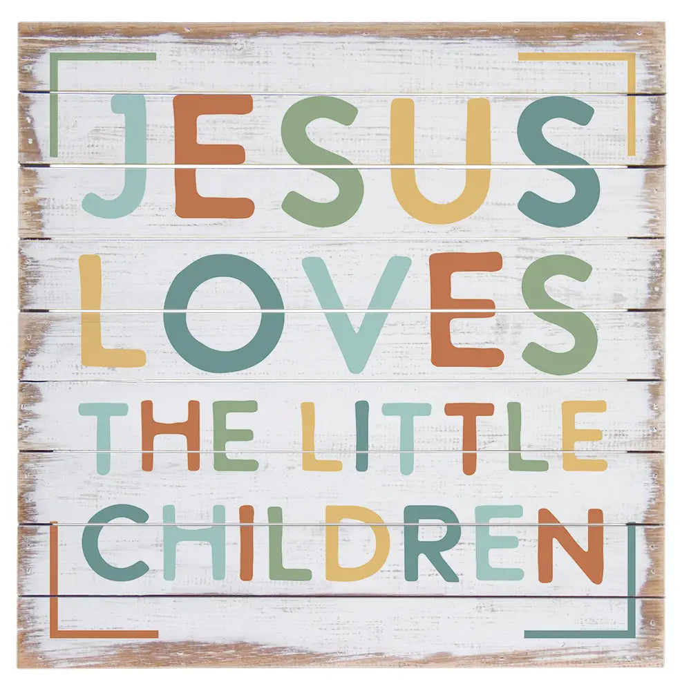 Jesus Loves Children - Perfect Pallets