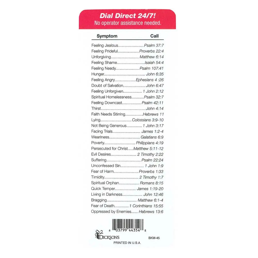 In Case of Emergency Pocket Card