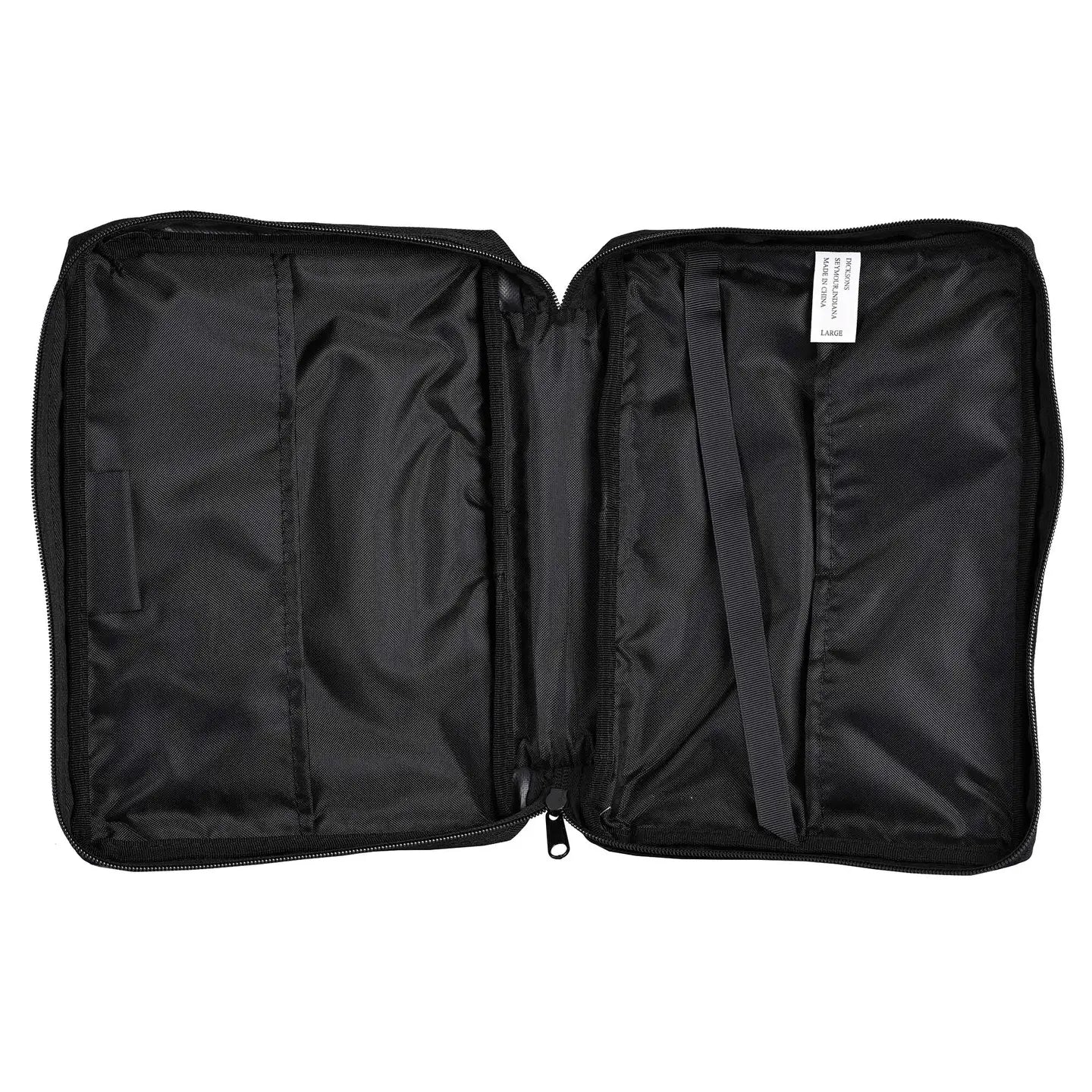 Bible Case Iron Sharpens Iron Black Large