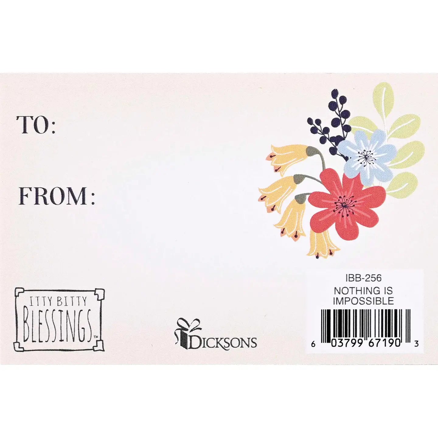 Nothing Is Impossible Itty Bitty Blessings Card