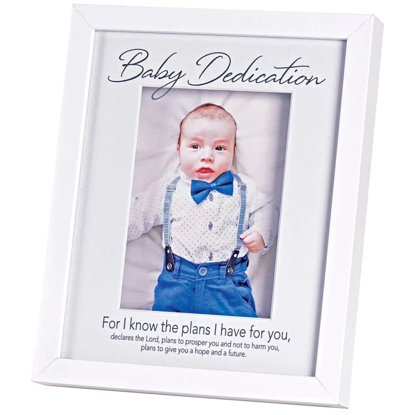 Baby Dedication I Know Plans Photo Frame