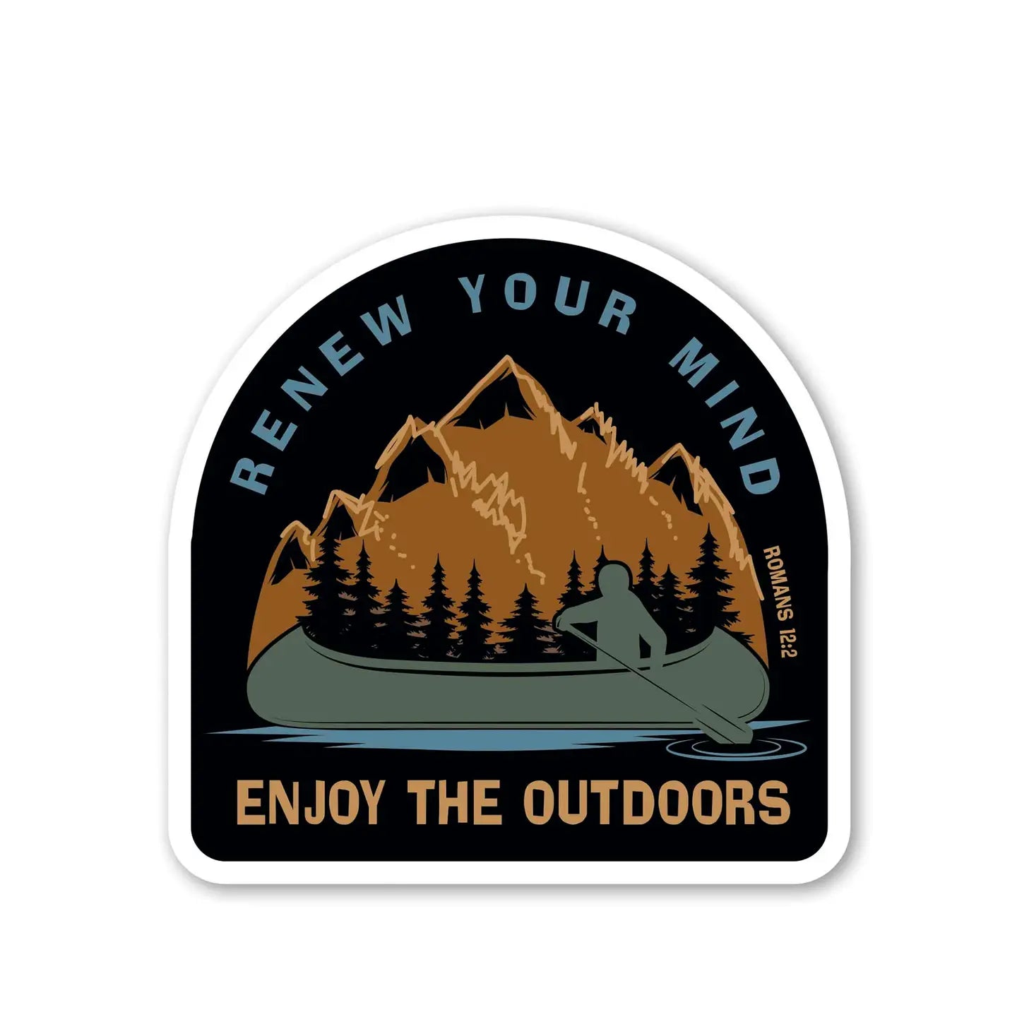 Canoe Renew Your Mind Sticker