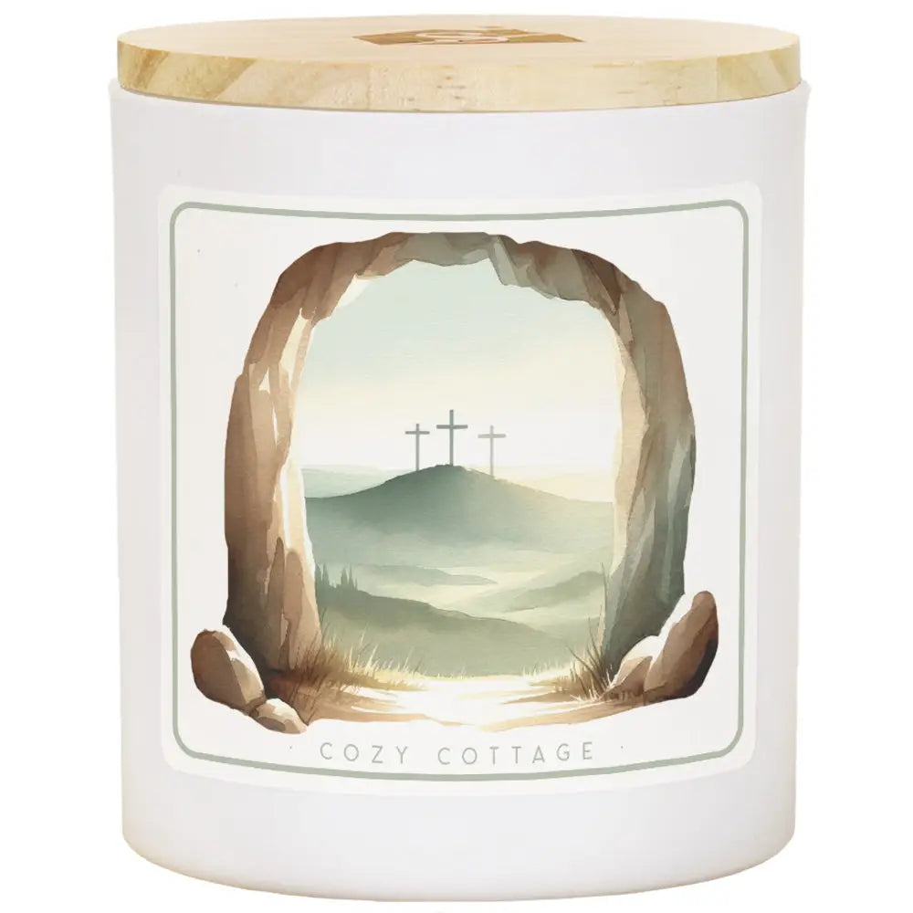 Empty Tomb Art - Cozy Cottage - Candles
