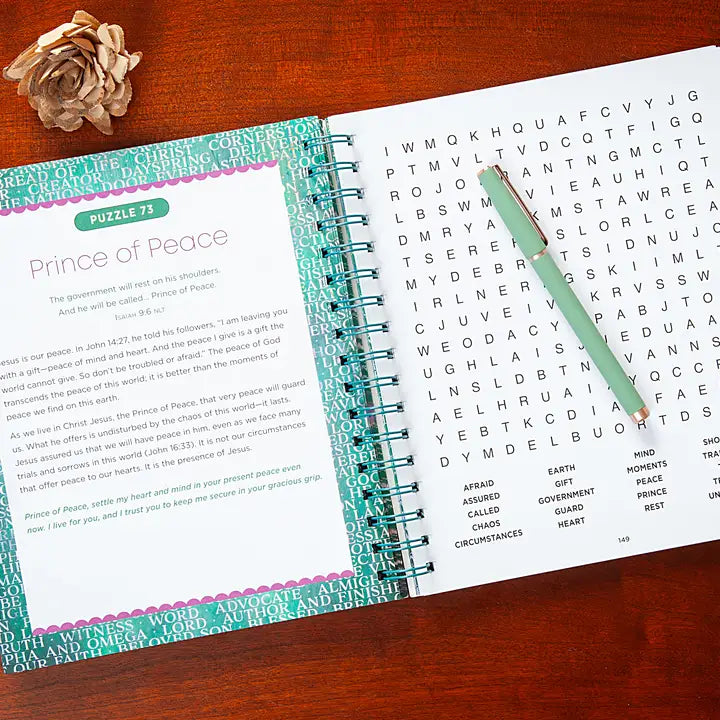 100 Meditations On the Names of Jesus (Word Search Devo)