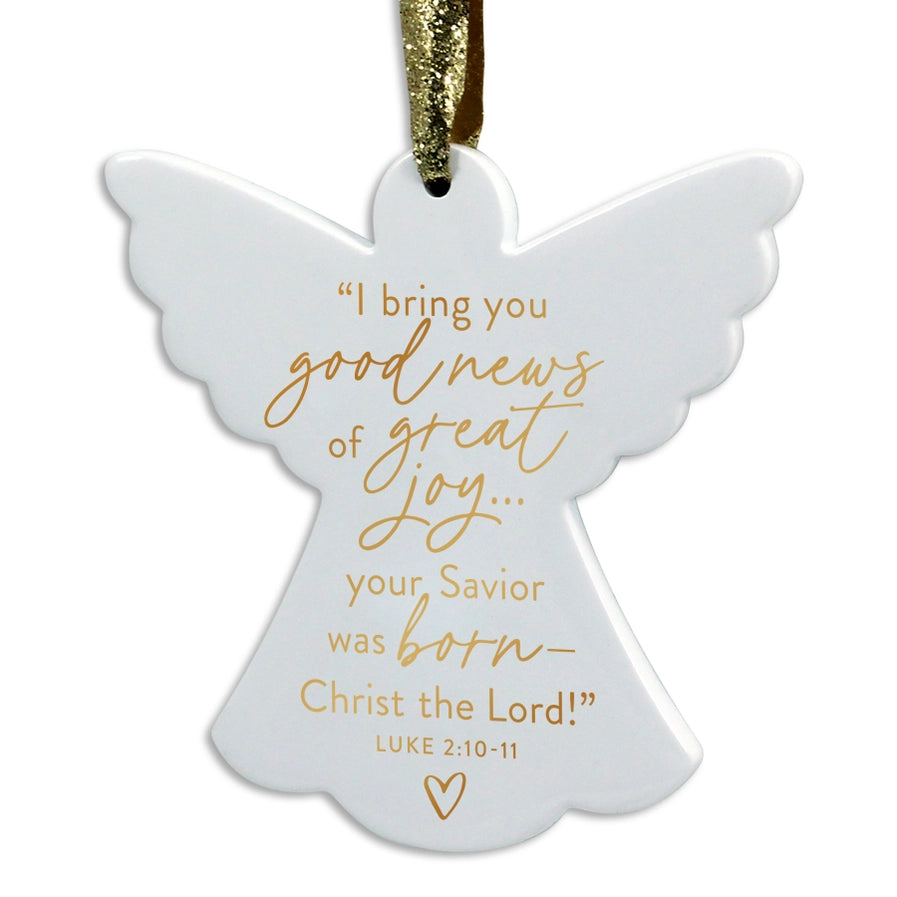 Christmas Ornament Good News Angel