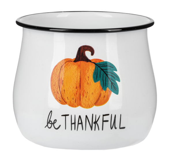 Harvest Pumpkin Mini Planter- Large