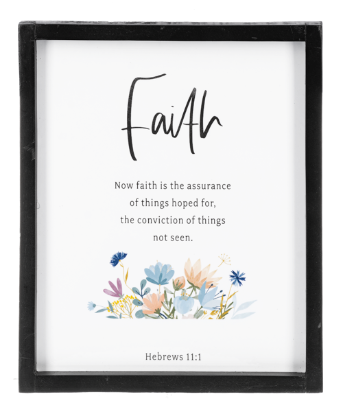 Faith, Hope, Love, Peace Bible Verse Wall Decor