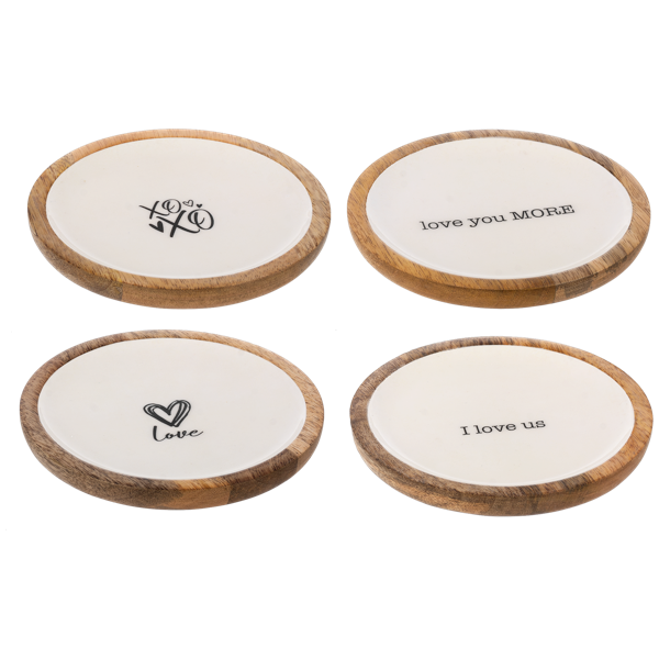 Round Love Tidbit Tray
