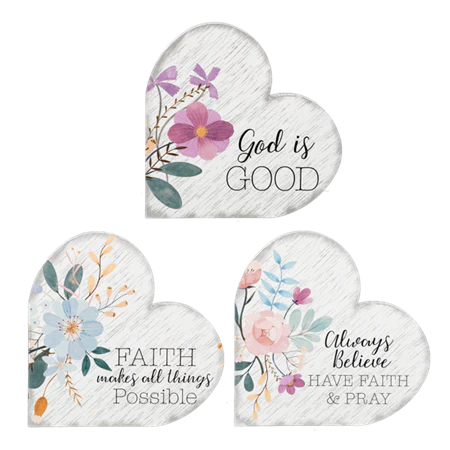 Floral Faith, God, Believe Heart