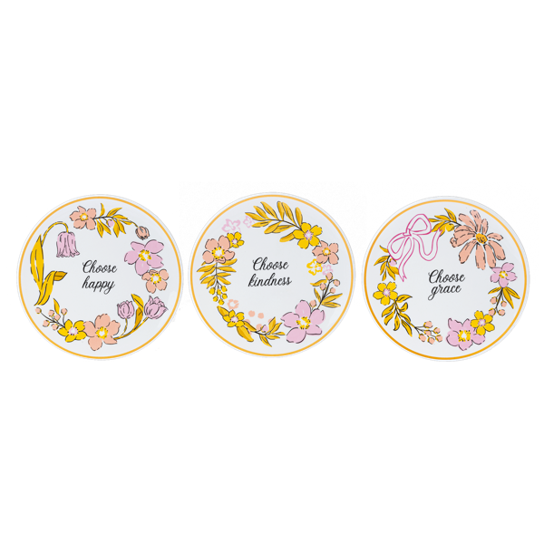 Round Trinket Dish with Inspirational Text