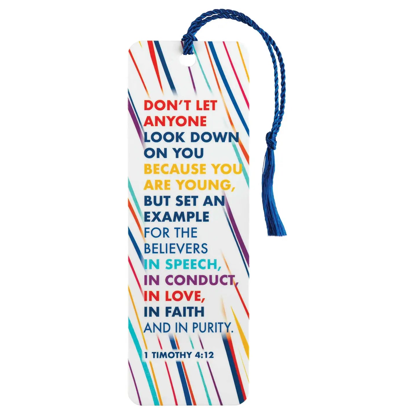 Dont Let Anyone Look Tassel Bookmark