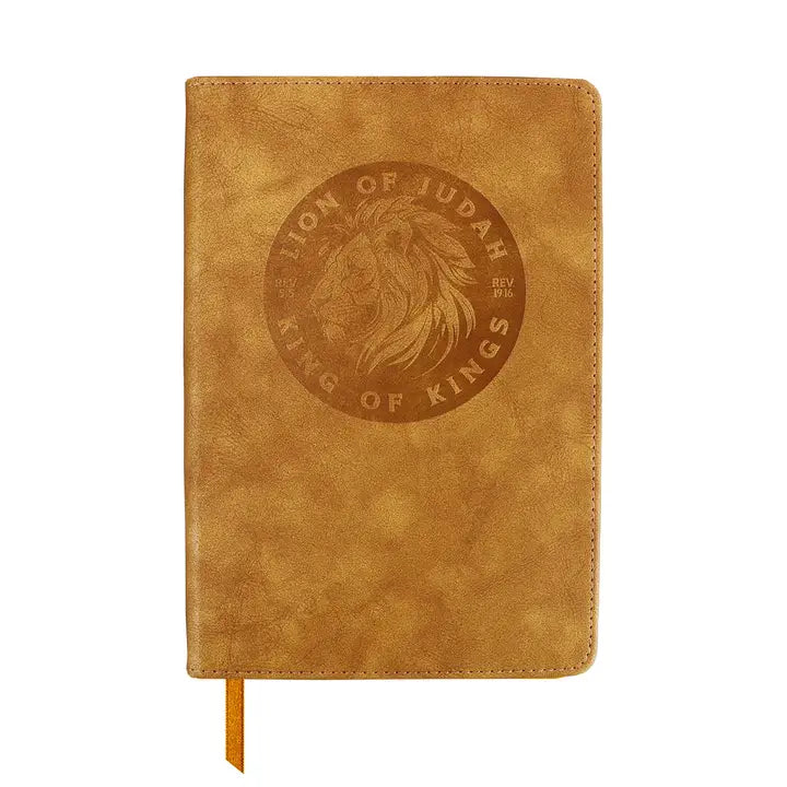 Kerusso Mens Leather Journal Lion of Judah