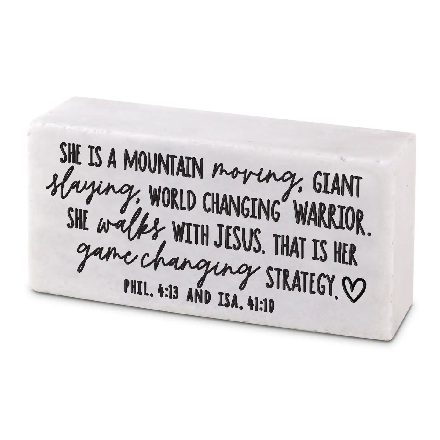 Scripture Block She Moves Mountains