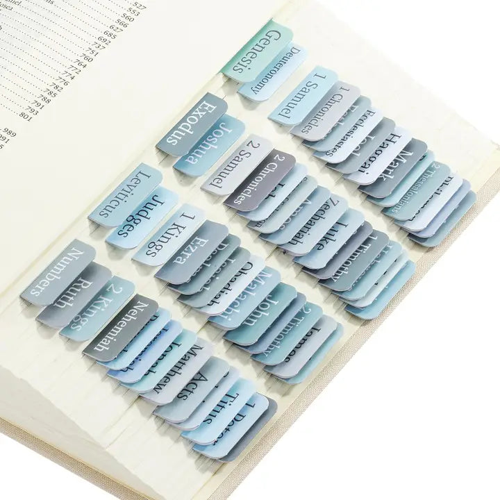 Mr. Pen Bible Tabs, 75 Laminated Tabs For Women and Men