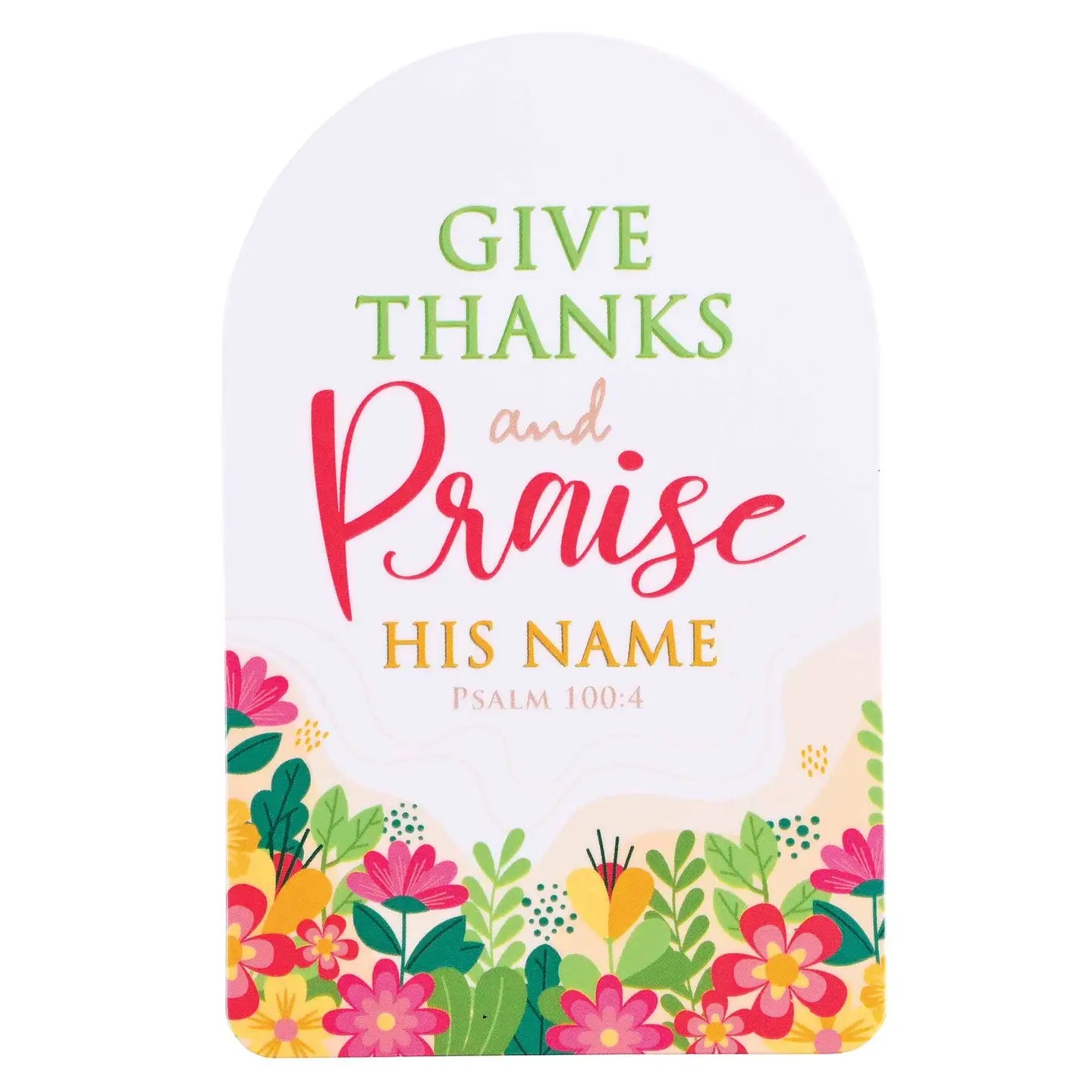 Give Thanks & Praise His Name Pocketcard