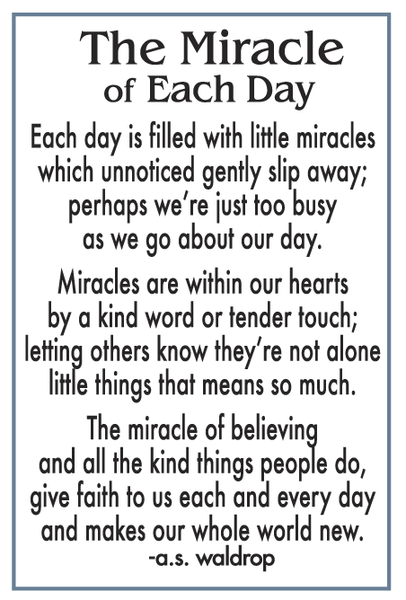 The Miracle of Each Day Butterfly Charms in a Basket