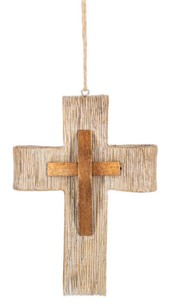 Ribbon Cross Ornament