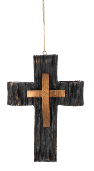 Ribbon Cross Ornament