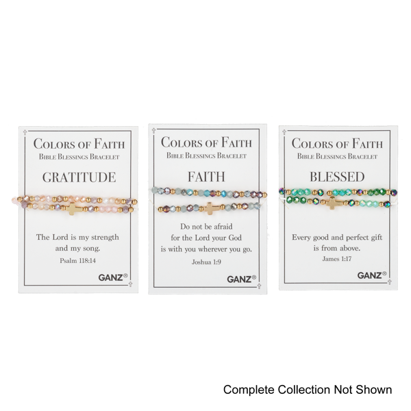 Colors of Faith Bible Blessings Bracelets