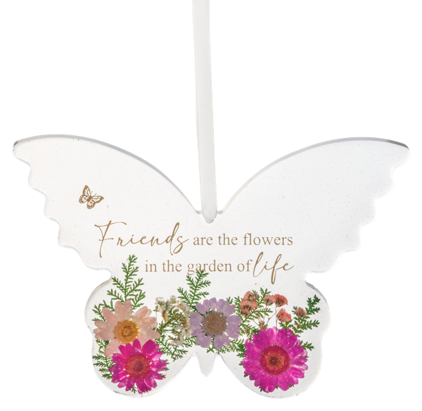 Ornament - Friends are the flowers in the garden of life