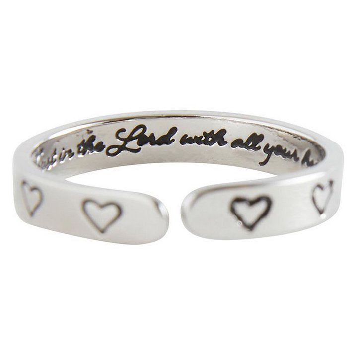 Ring Faithful Heart, Silver/Gold