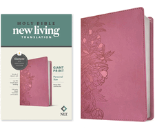 NLT Personal Size Giant Print Bible, Filament Enabled Edition (Red Letter, Leatherlike, Peony Pink) - Large Print